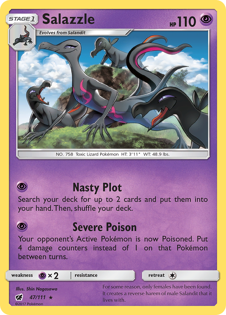 Salazzle (47/111) [Sun & Moon: Crimson Invasion] | Good Games Modbury