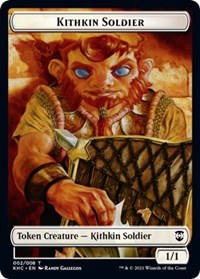 Kithkin Soldier // Pegasus Double-Sided Token [Kaldheim Commander Tokens] | Good Games Modbury