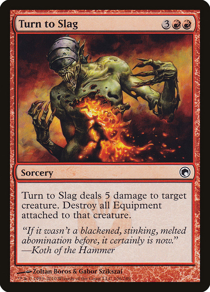 Turn to Slag [Scars of Mirrodin] | Good Games Modbury