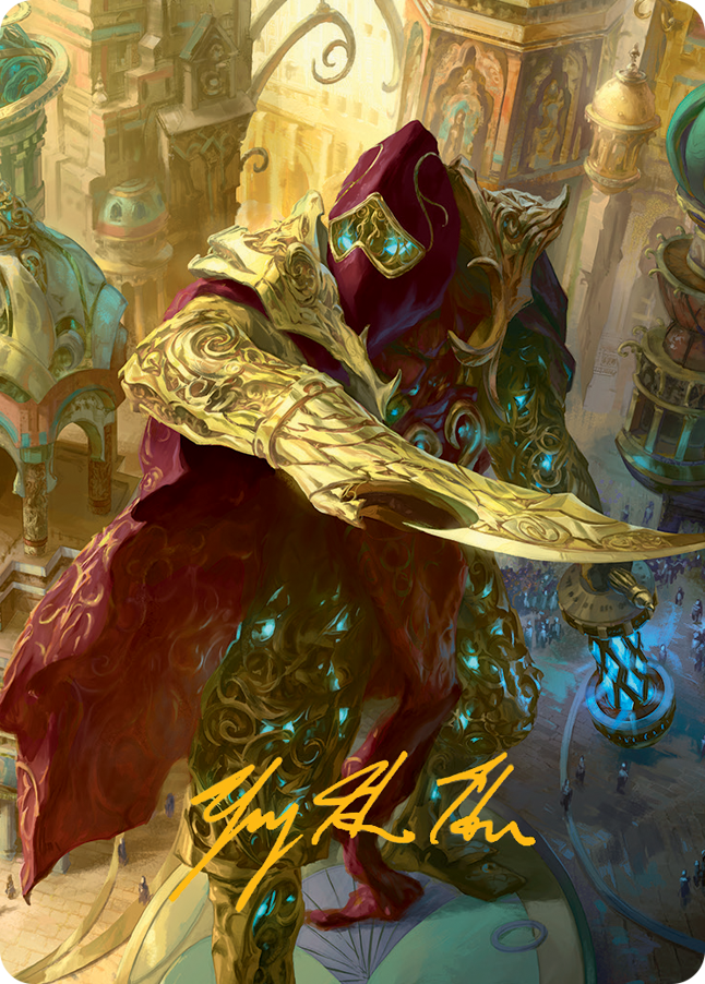 Baral, Chief of Compliance Art Card (Gold-Stamped Signature) [March of the Machine Art Series] | Good Games Modbury