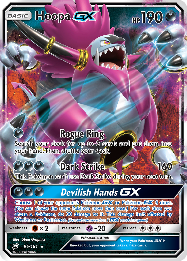 Hoopa GX (96/181) [Sun & Moon: Team Up] | Good Games Modbury