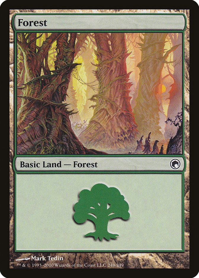 Forest (249) [Scars of Mirrodin] | Good Games Modbury