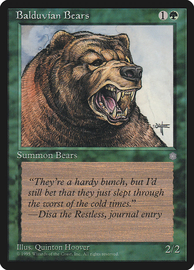Balduvian Bears [Ice Age] | Good Games Modbury