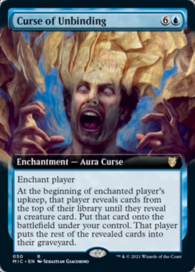 Curse of Unbinding (Extended Art) [Innistrad: Midnight Hunt Commander] | Good Games Modbury