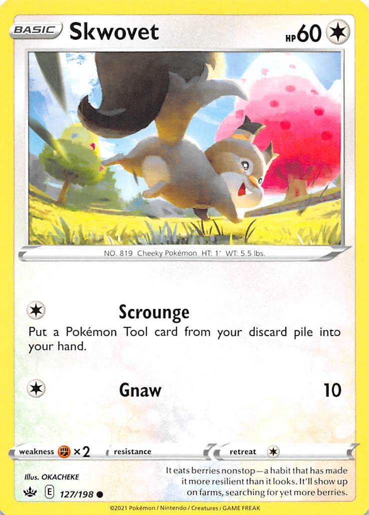 Skwovet (127/198) [Sword & Shield: Chilling Reign] | Good Games Modbury