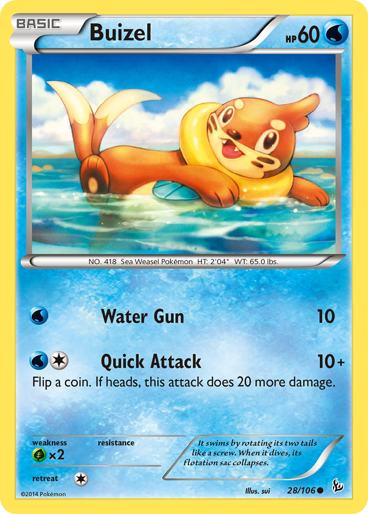 Buizel (28/106) [XY: Flashfire] | Good Games Modbury