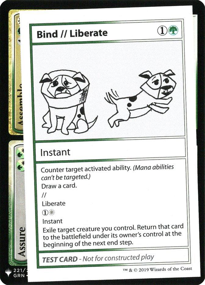 Bind // Liberate [Mystery Booster Playtest Cards] | Good Games Modbury