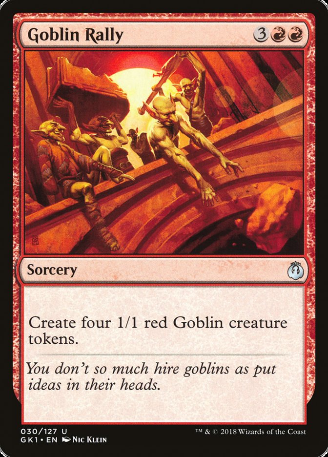 Goblin Rally [Guilds of Ravnica Guild Kit] | Good Games Modbury