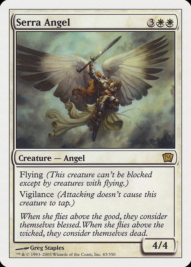 Serra Angel [Ninth Edition] | Good Games Modbury