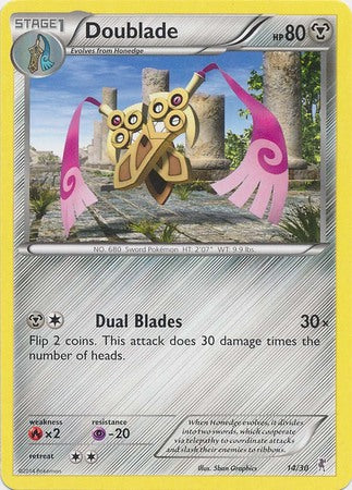 Doublade (14/30) [XY: Trainer Kit 1 - Bisharp] | Good Games Modbury