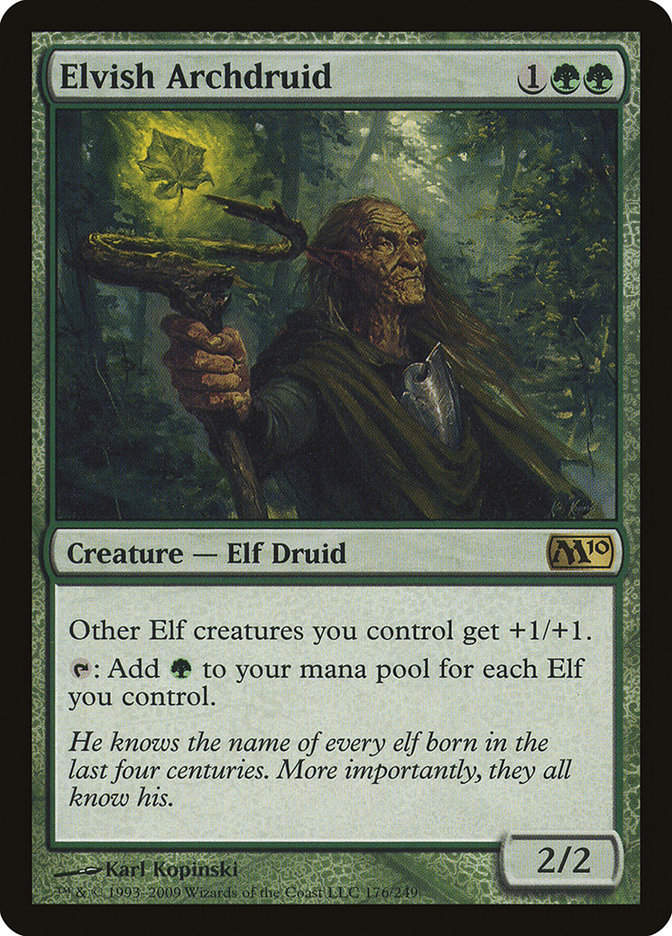 Elvish Archdruid [Magic 2010] | Good Games Modbury