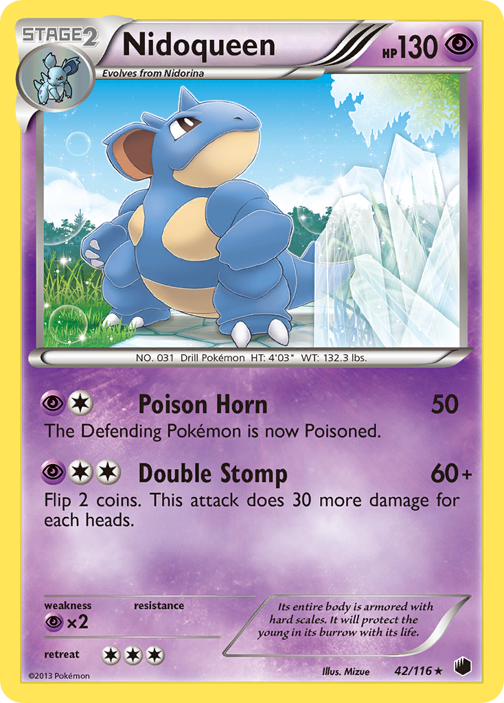 Nidoqueen (42/116) [Black & White: Plasma Freeze] | Good Games Modbury