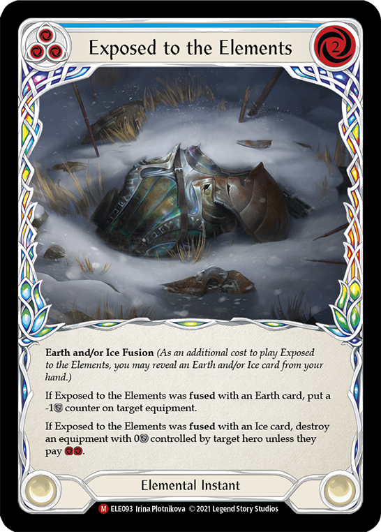 Exposed to the Elements [ELE093] (Tales of Aria)  1st Edition Rainbow Foil | Good Games Modbury