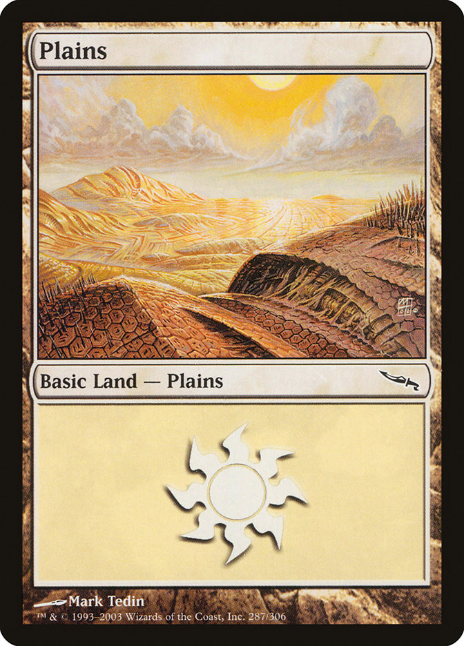 Plains (287) [Mirrodin] | Good Games Modbury