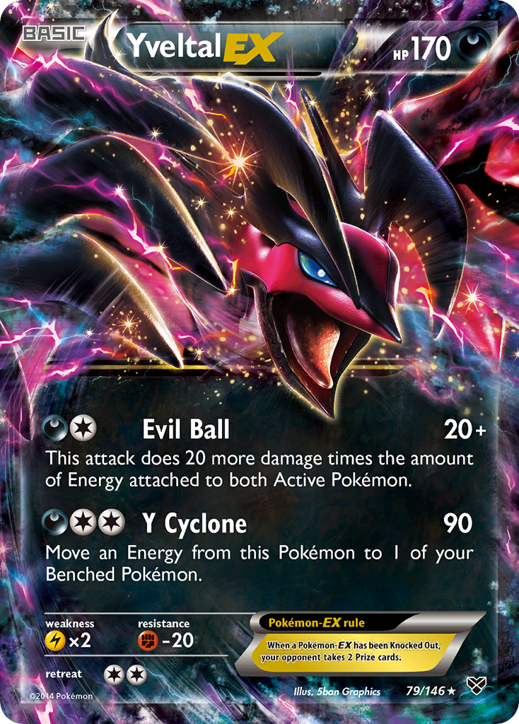 Yveltal EX (79/146) [XY: Base Set] | Good Games Modbury