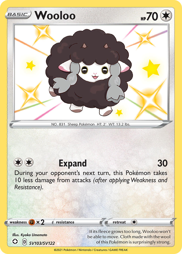 Wooloo (SV103/SV122) [Sword & Shield: Shining Fates] | Good Games Modbury