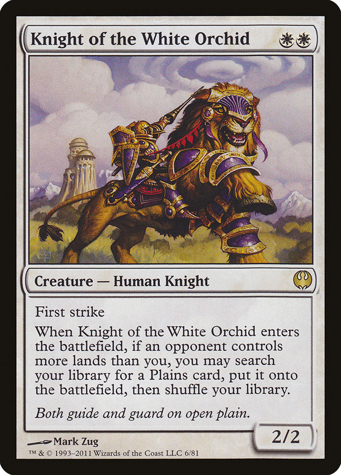 Knight of the White Orchid [Duel Decks: Knights vs. Dragons] | Good Games Modbury