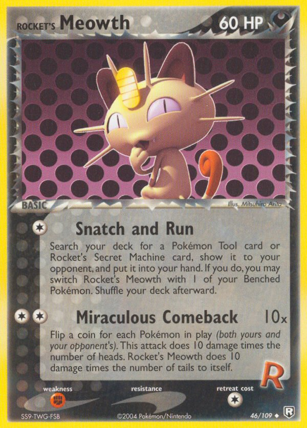 Rocket's Meowth (46/109) [EX: Team Rocket Returns] | Good Games Modbury