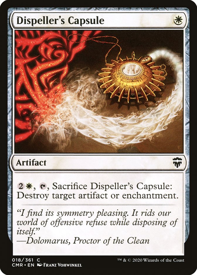 Dispeller's Capsule [Commander Legends] | Good Games Modbury