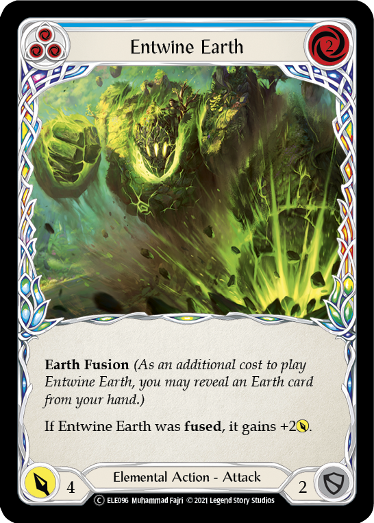 Entwine Earth (Blue) [U-ELE096] (Tales of Aria Unlimited)  Unlimited Normal | Good Games Modbury
