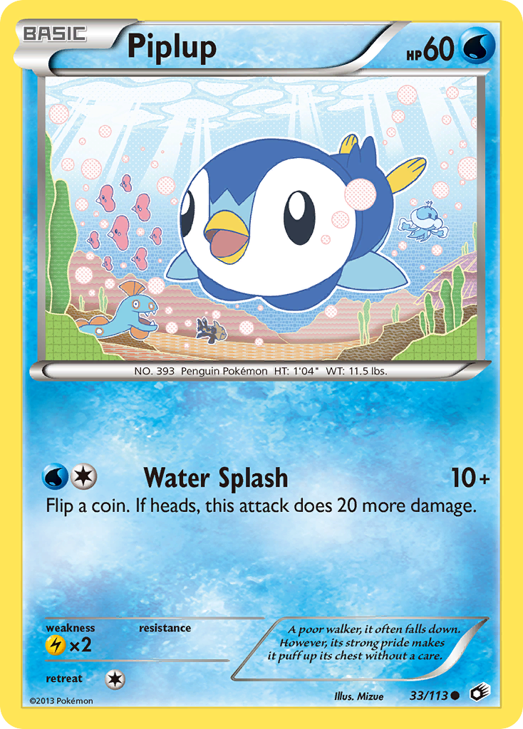 Piplup (33/113) [Black & White: Legendary Treasures] | Good Games Modbury