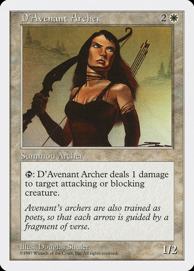 D'Avenant Archer [Fifth Edition] | Good Games Modbury