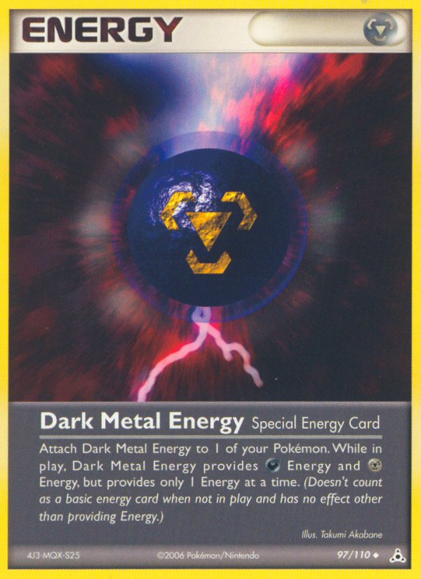 Dark Metal Energy (97/110) [EX: Holon Phantoms] | Good Games Modbury
