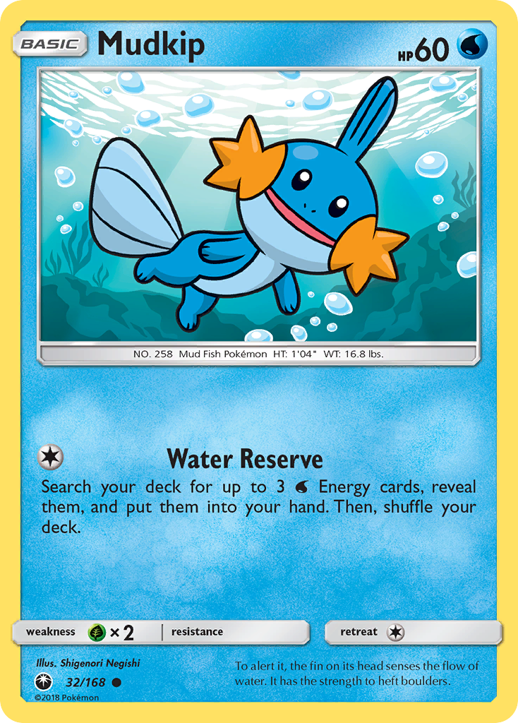 Mudkip (32/168) [Sun & Moon: Celestial Storm] | Good Games Modbury