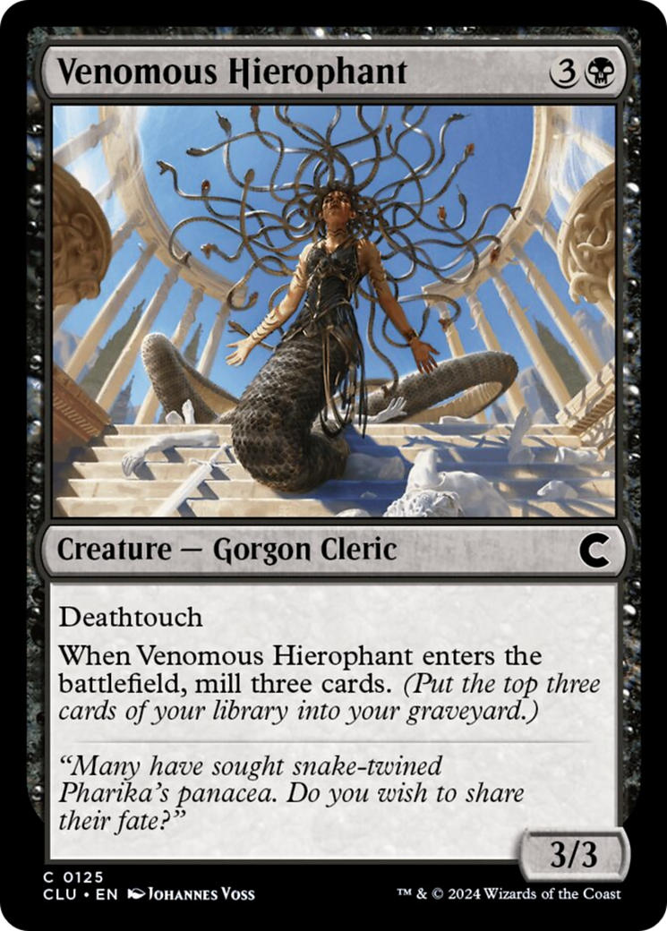 Venomous Hierophant [Ravnica: Clue Edition] | Good Games Modbury