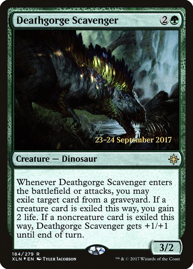 Deathgorge Scavenger [Ixalan Prerelease Promos] | Good Games Modbury