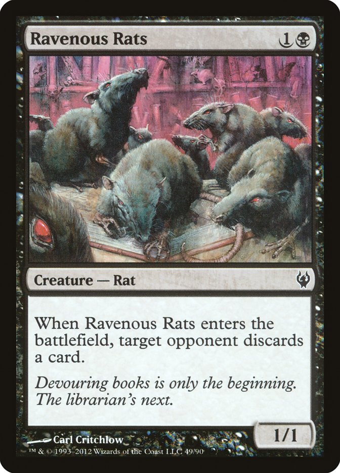 Ravenous Rats [Duel Decks: Izzet vs. Golgari] | Good Games Modbury