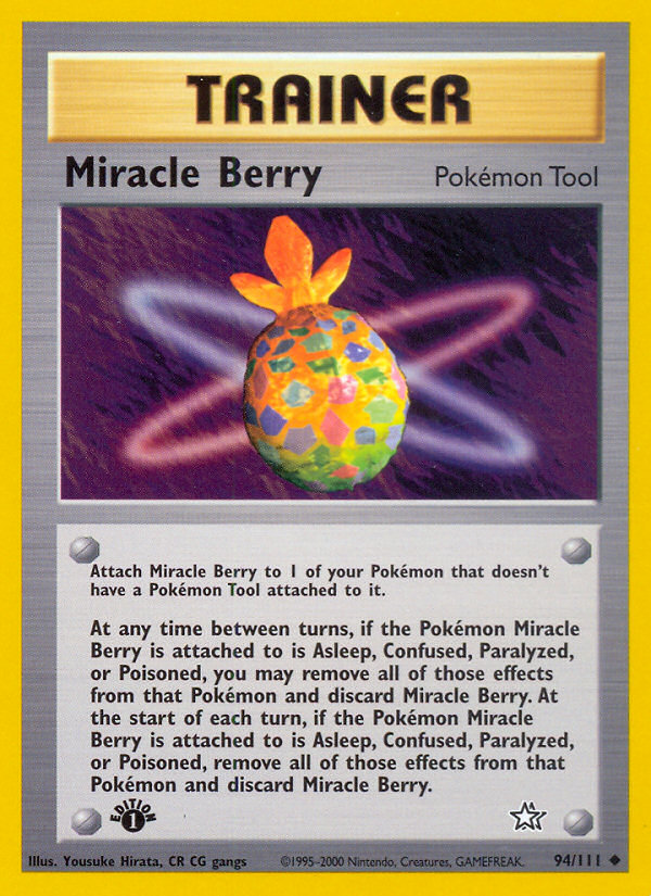 Miracle Berry (94/111) [Neo Genesis 1st Edition] | Good Games Modbury