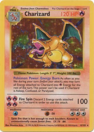 Charizard (4/102) [Base Set Shadowless Unlimited] | Good Games Modbury