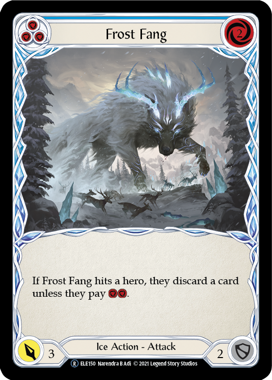 Frost Fang (Blue) [U-ELE150] (Tales of Aria Unlimited)  Unlimited Normal | Good Games Modbury