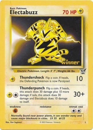 Electabuzz (1) (Jumbo Card) [Best of Promos] | Good Games Modbury