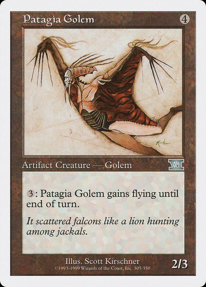 Patagia Golem [Classic Sixth Edition] | Good Games Modbury