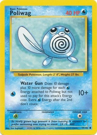 Poliwag (59/102) [Base Set Unlimited] | Good Games Modbury