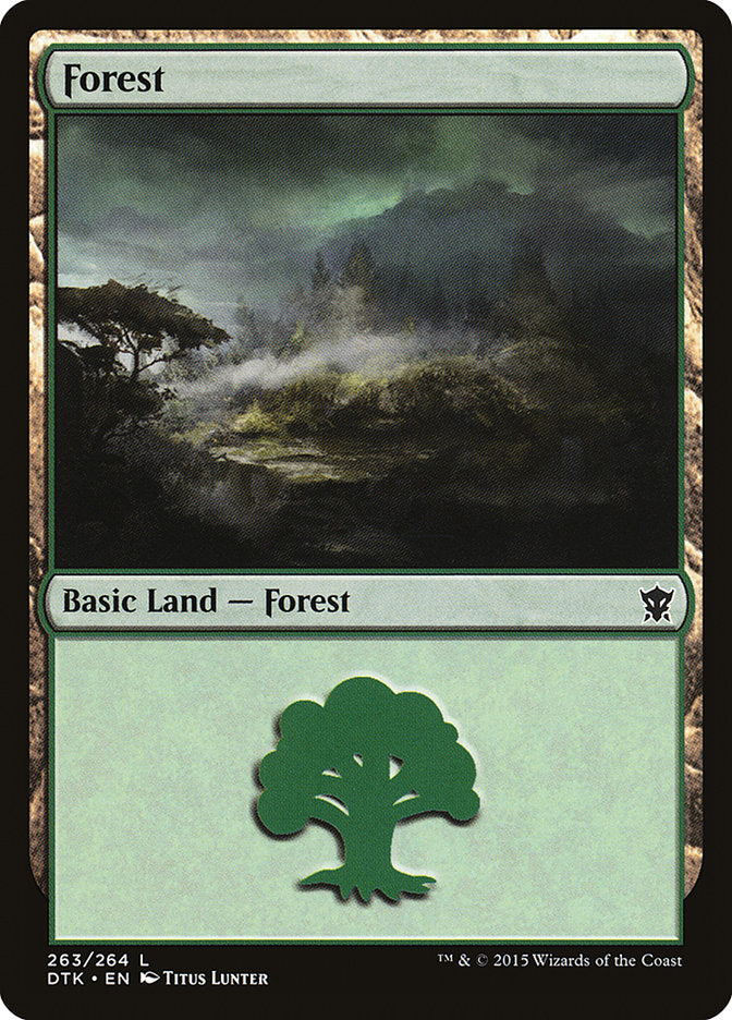 Forest (263) [Dragons of Tarkir] | Good Games Modbury