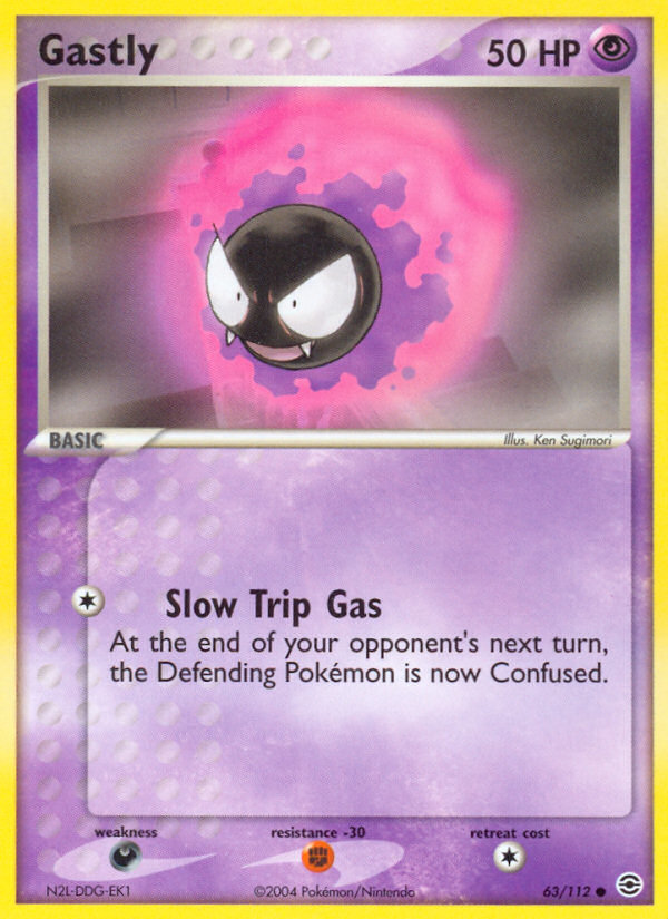 Gastly (63/112) [EX: FireRed & LeafGreen] | Good Games Modbury