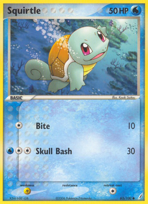 Squirtle (63/100) [EX: Crystal Guardians] | Good Games Modbury