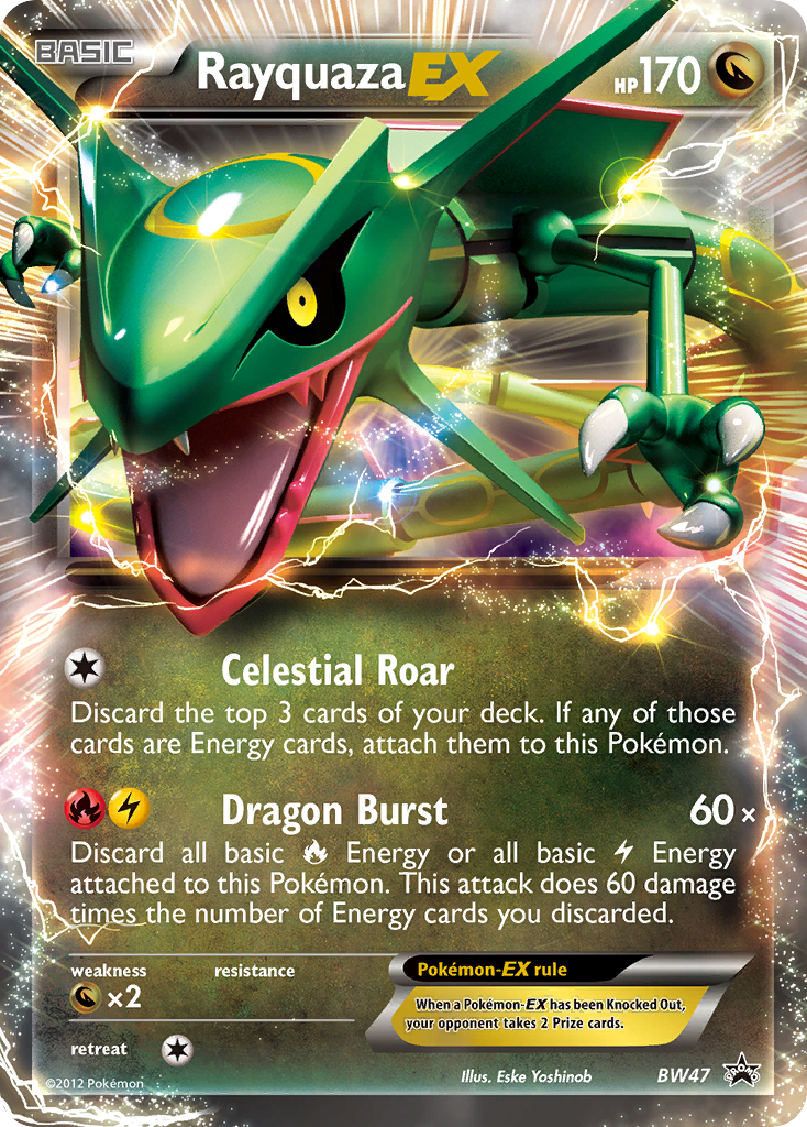 Rayquaza EX (BW47) [Black & White: Black Star Promos] | Good Games Modbury