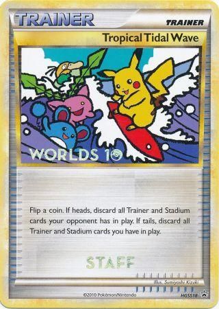 Tropical Tidal Wave (HGSS18) (Staff) [HeartGold & SoulSilver: Black Star Promos] | Good Games Modbury