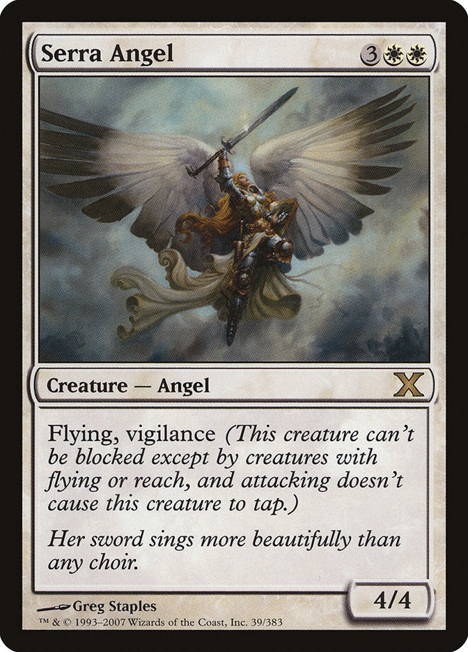 Serra Angel [Tenth Edition] | Good Games Modbury