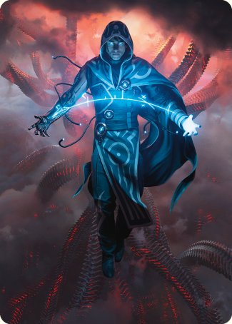 Jace, the Perfected Mind Art Card [Phyrexia: All Will Be One Art Series] | Good Games Modbury