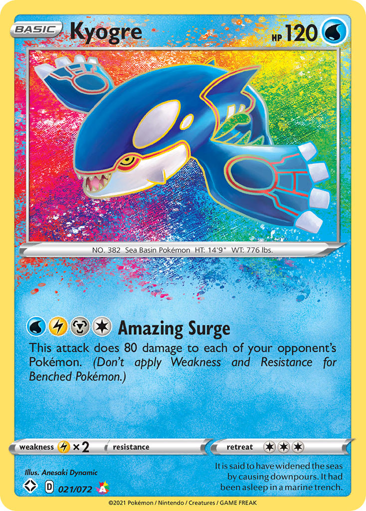 Kyogre (021/072) [Sword & Shield: Shining Fates] | Good Games Modbury