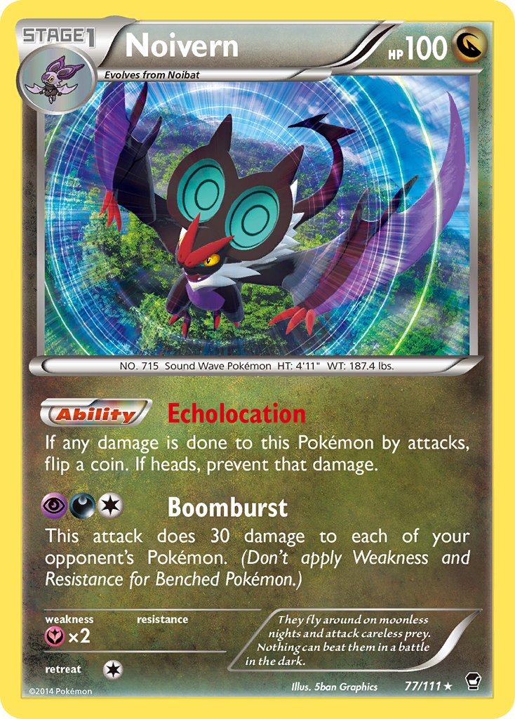 Noivern (77/111) (Cosmos Holo) (Blister Exclusive) [XY: Furious Fists] | Good Games Modbury