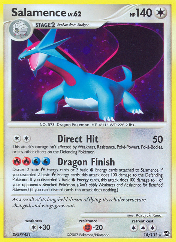 Salamence (18/132) [Diamond & Pearl: Secret Wonders] | Good Games Modbury