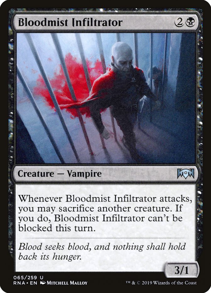 Bloodmist Infiltrator [Ravnica Allegiance] | Good Games Modbury