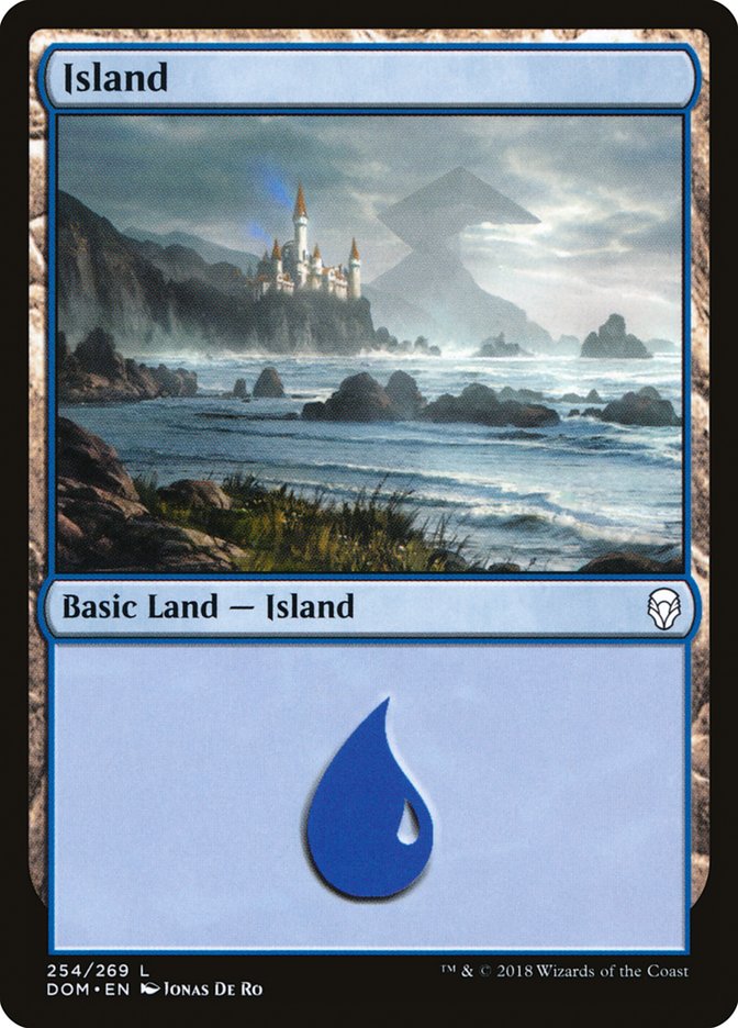 Island (254) [Dominaria] | Good Games Modbury