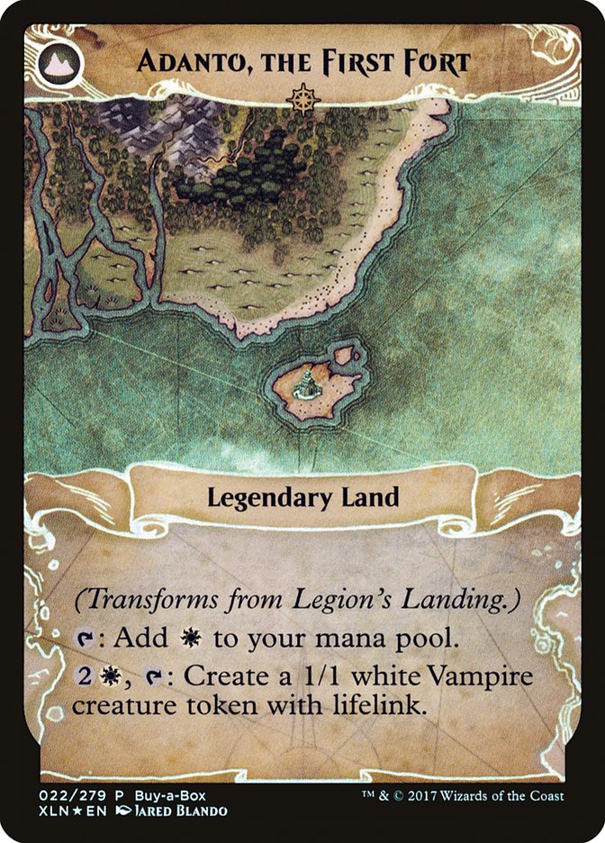 Legion's Landing // Adanto, the First Fort (Buy-A-Box) [Ixalan Treasure Chest] | Good Games Modbury